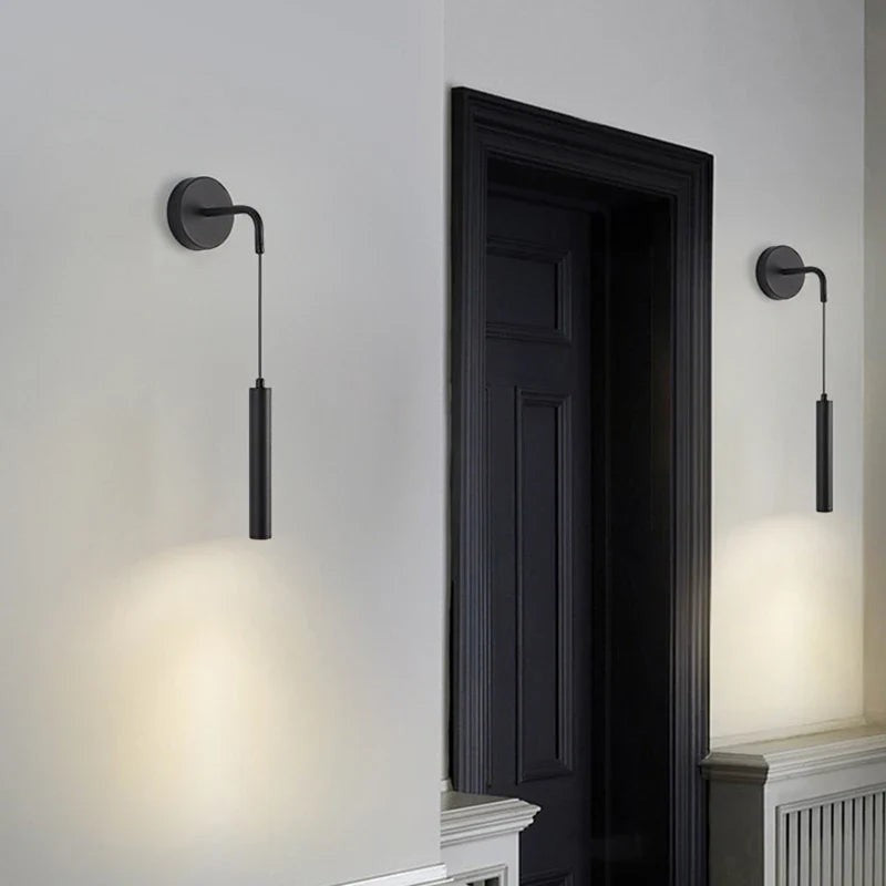 Applique murale metal noir chambre 2 - vue 5