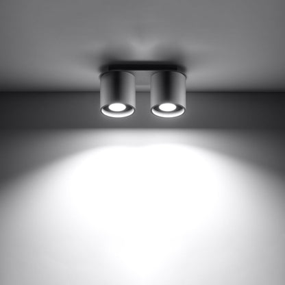 Plafonnier aluminium couloir - vue 1