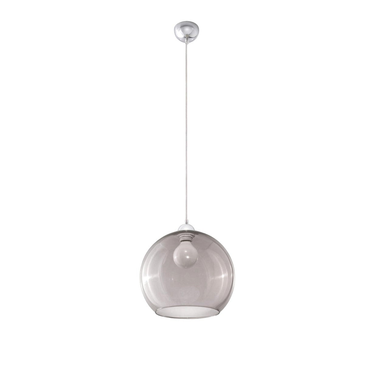 Suspension verre boule - vue 3