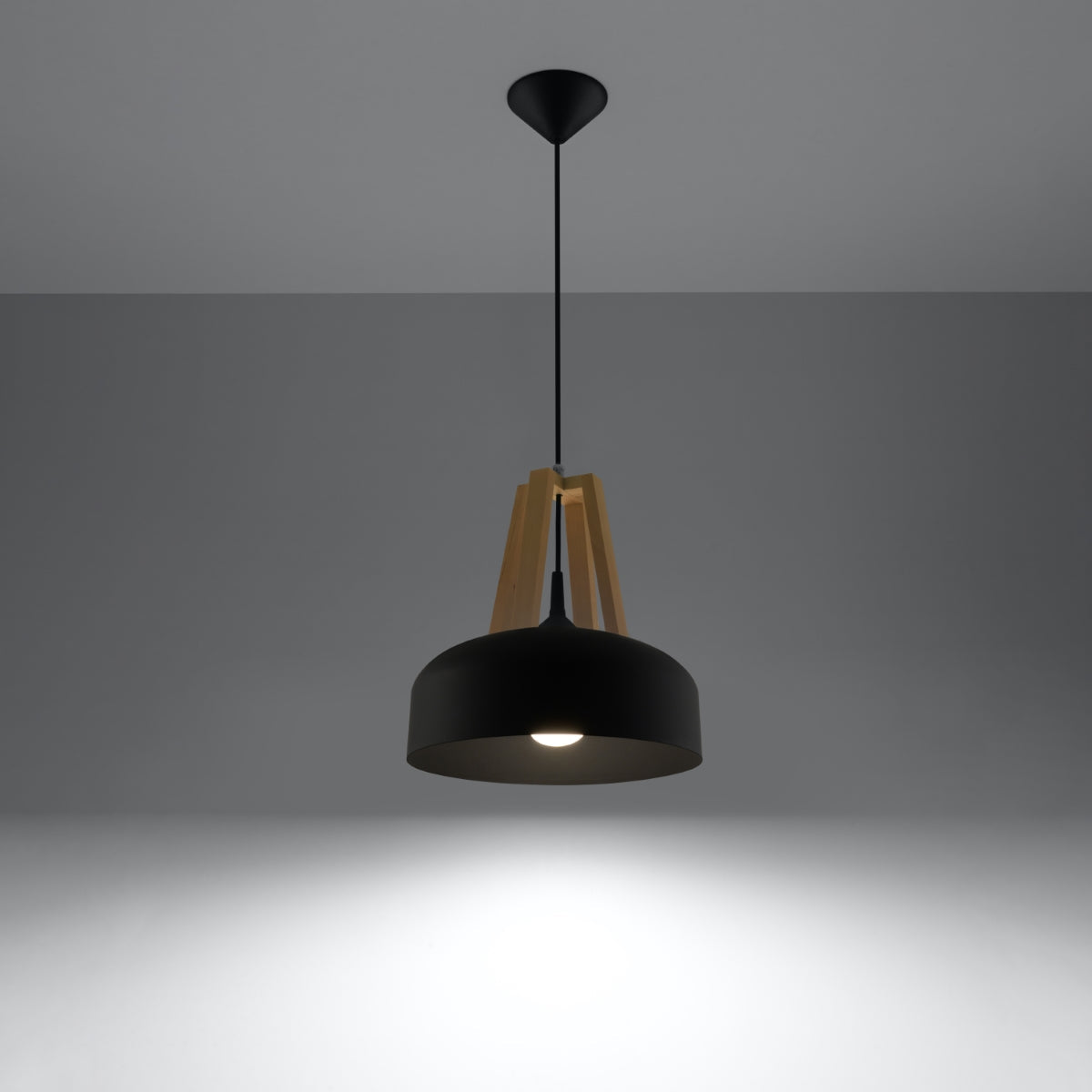 Suspension bois dome - vue 4