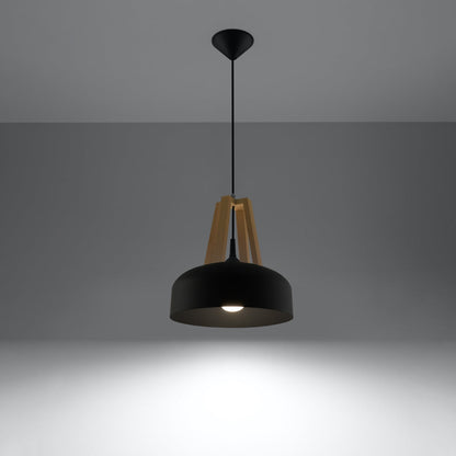 Suspension bois dome - vue 4