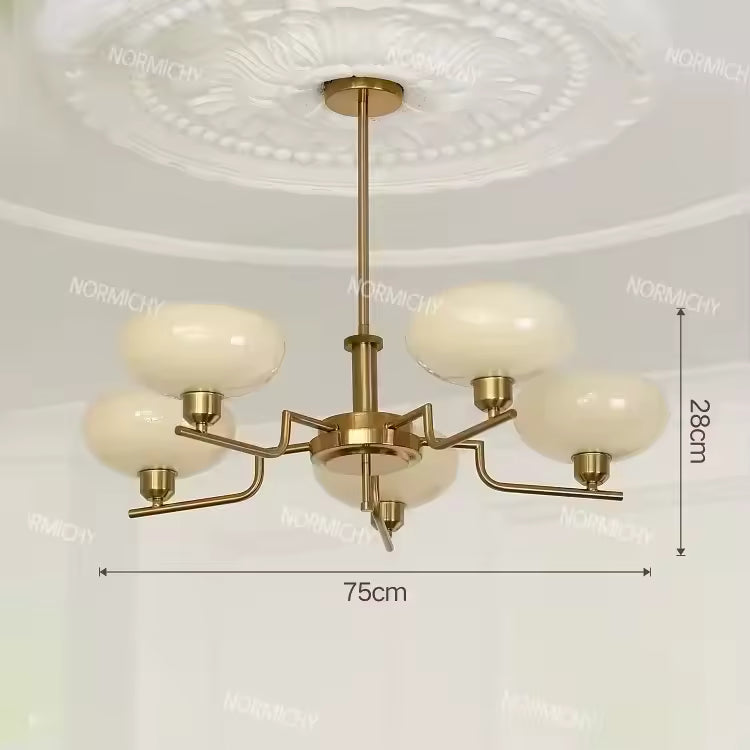 Lustre vintage en fer forgé pour salon et salle à manger