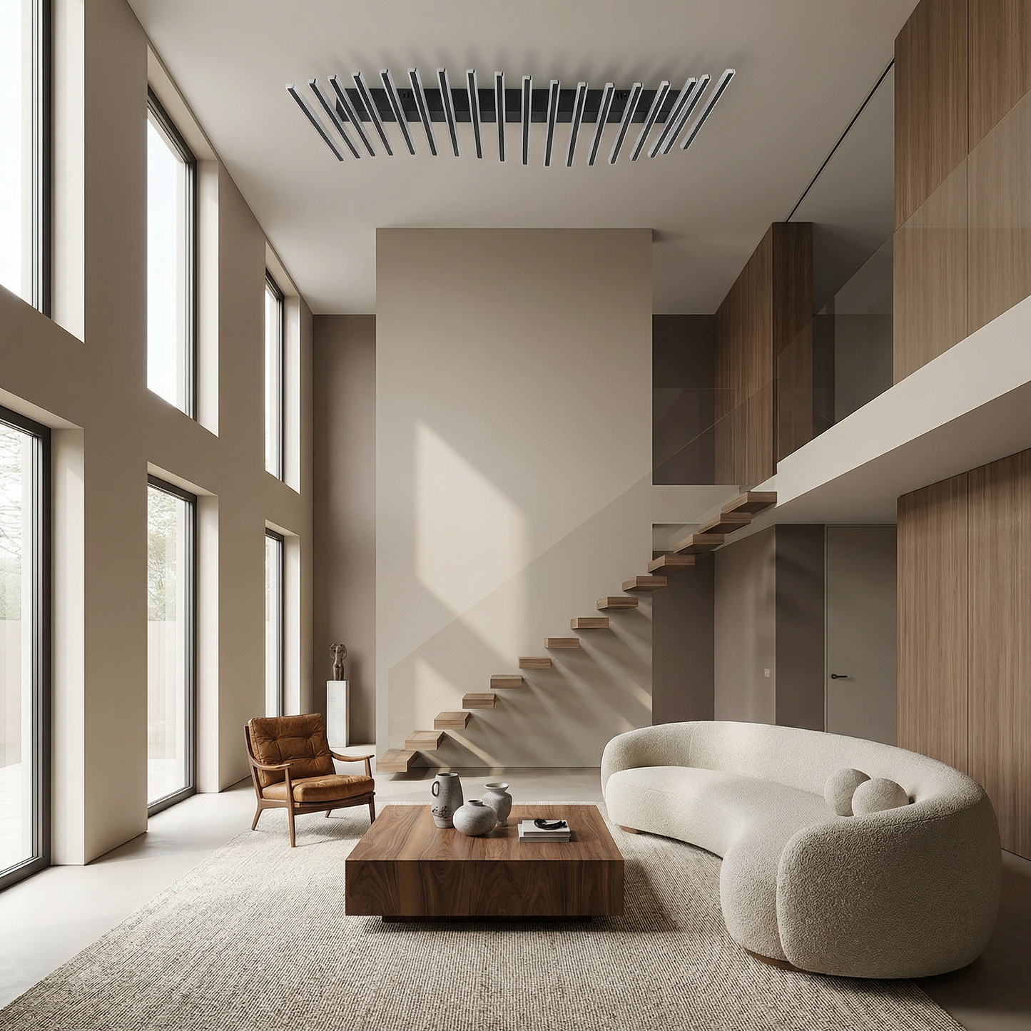 Lustre fer led - vue 2