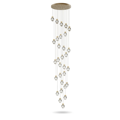 Lustre suspendu en cristal pour salon et salle à manger