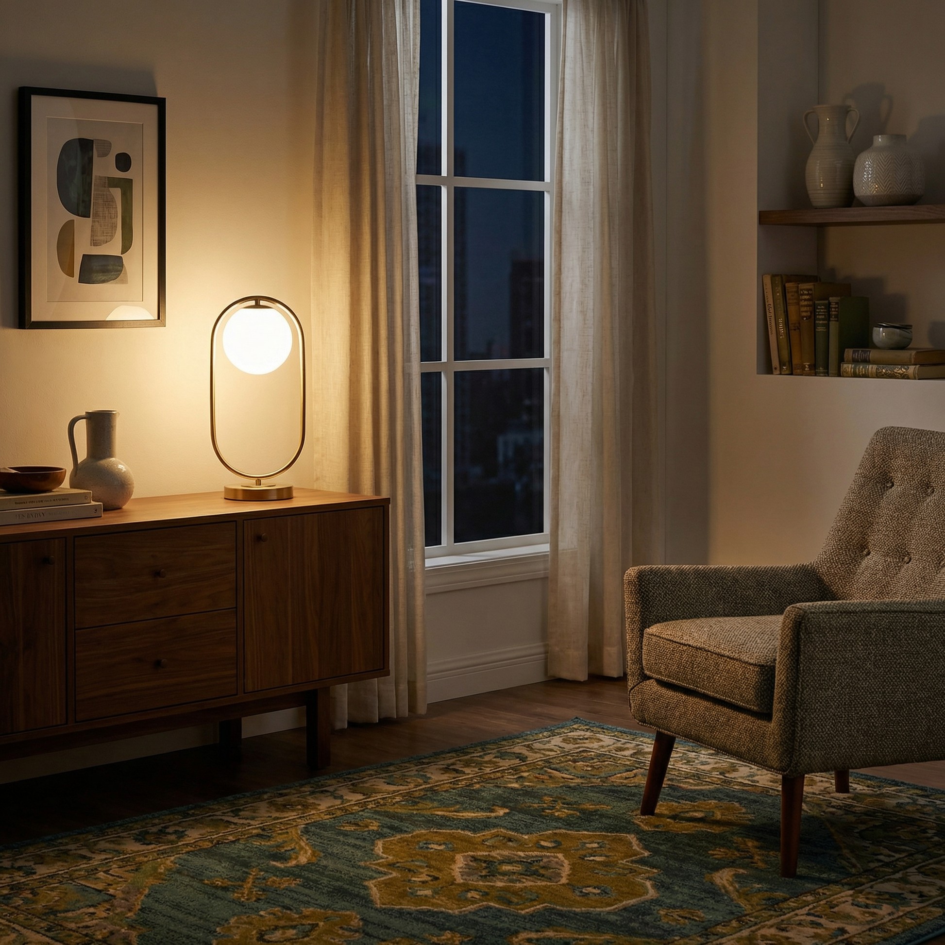 Lampe a poser led - vue 3