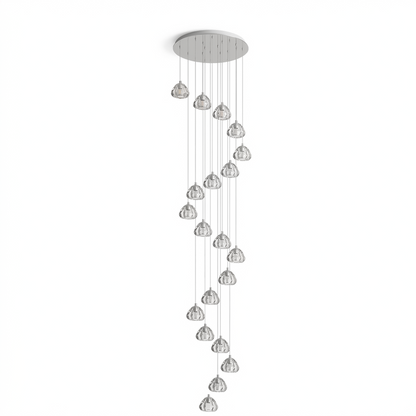 Lustre suspendu en cristal pour salon et salle à manger