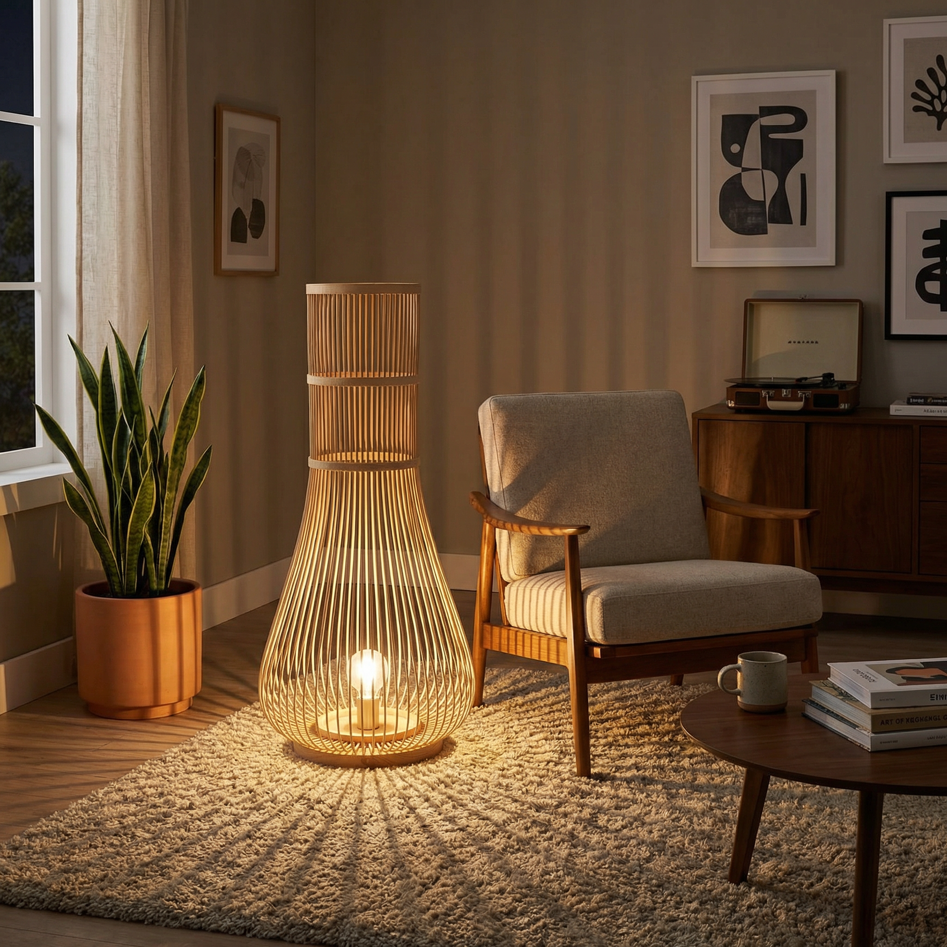 Lampadaire boheme - vue 3