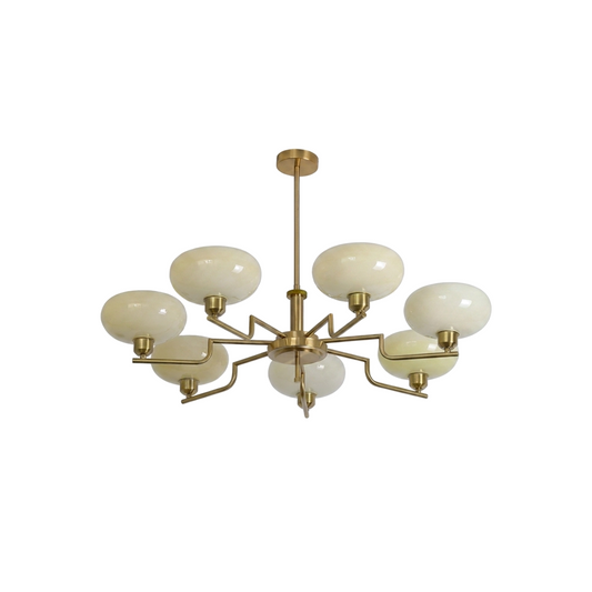 Lustre fer salon - vue 1