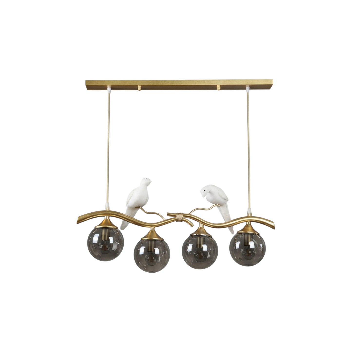 Lustre bambou led - vue 1