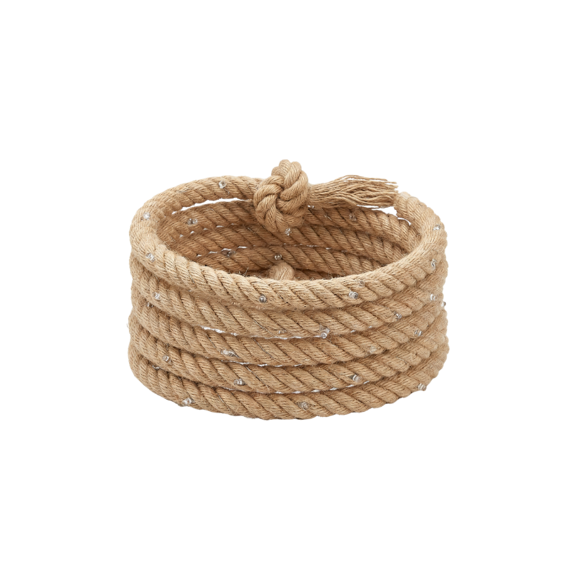 Guirlande Lumineuse en Corde de Chanvre Solaire – Enchantelle