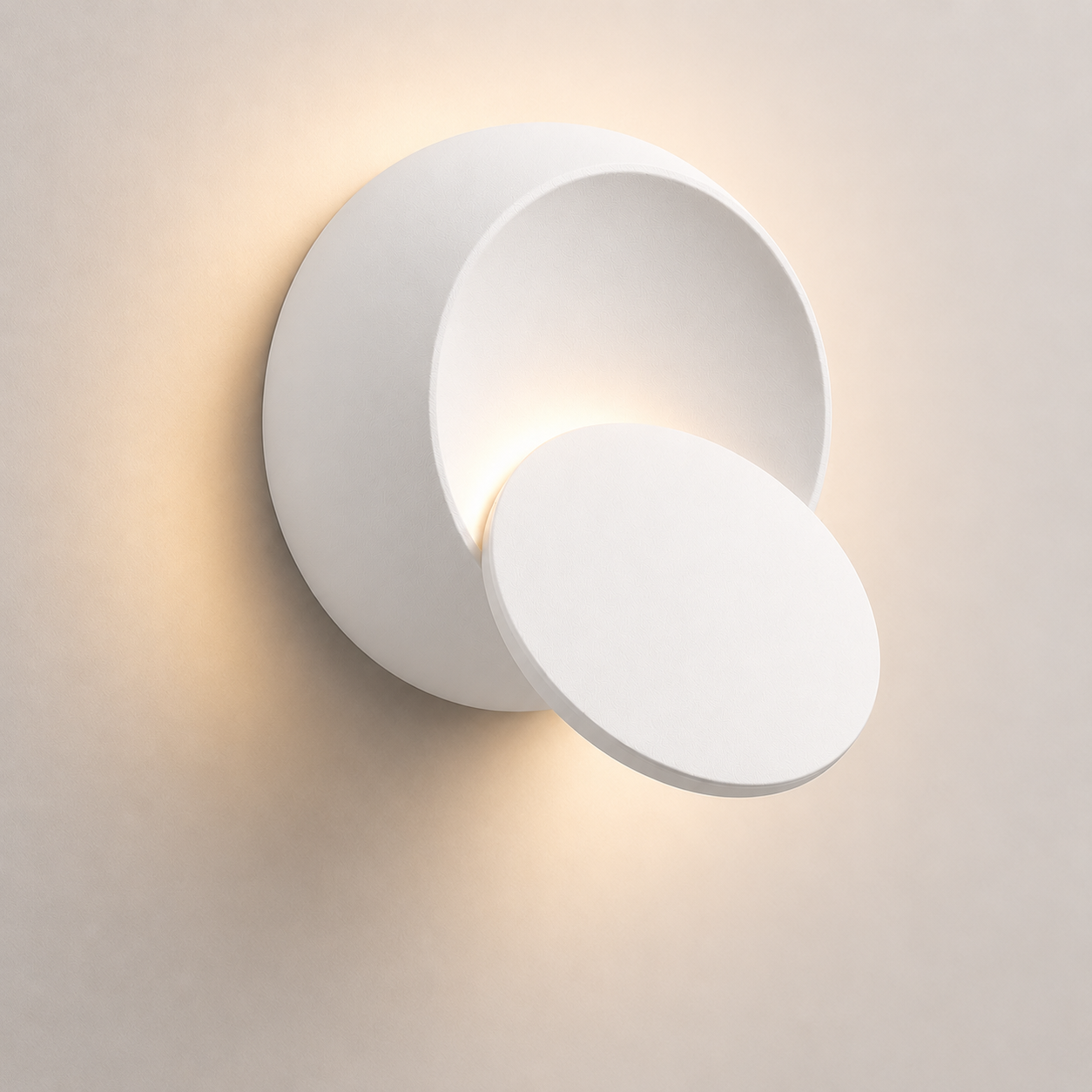 Lampe Murale Contemporaine Corps Métallique Orientable à 350° – Eclipse