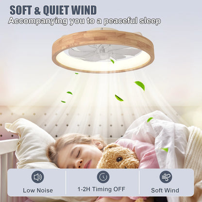 Solstice - Plafonnier ventilateur LED dimmable