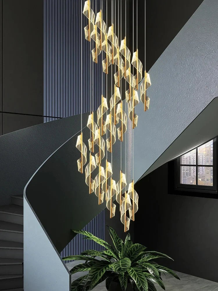 Lustre spirale salon - vue 4
