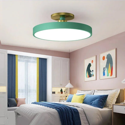 Plafonnier aluminium led chambre - vue 5