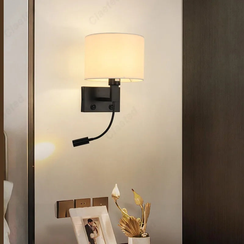 Applique murale tissu led chambre - vue 4
