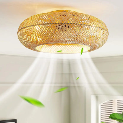 Sirocco - Ventilateur naturel en bambou design