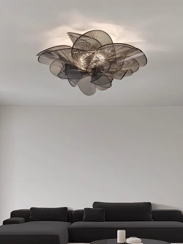 Plafonnier noir chambre - vue 5