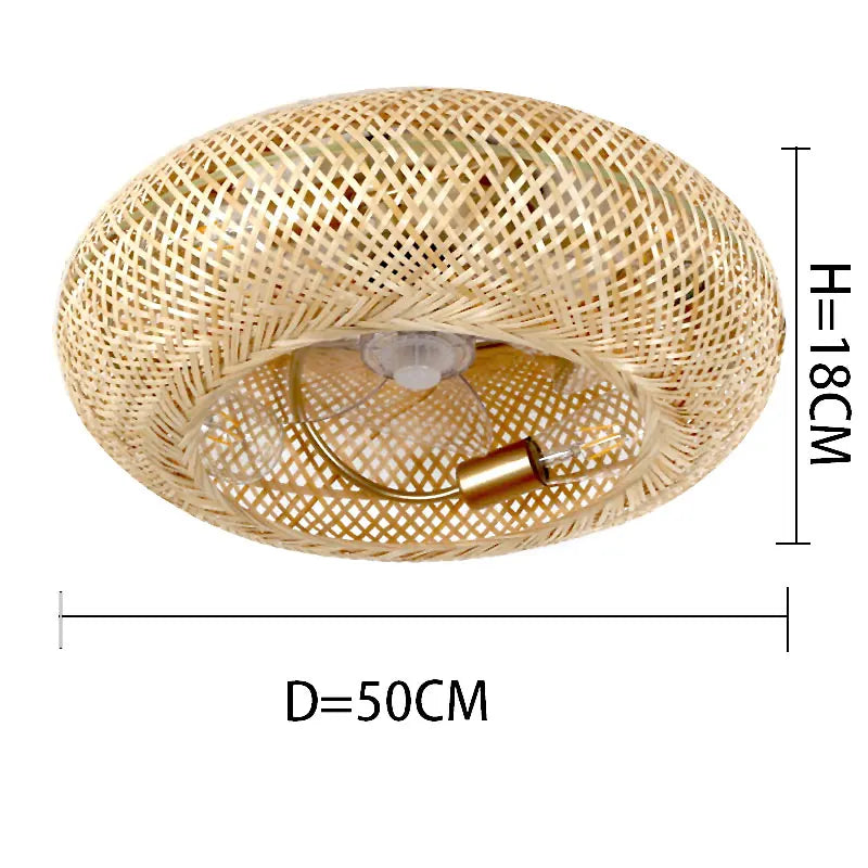 Sirocco - Ventilateur naturel en bambou design