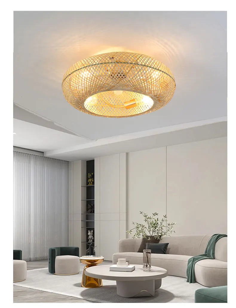 Sirocco - Ventilateur naturel en bambou design