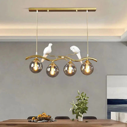 Lustre bambou led - vue 4