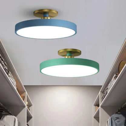 Plafonnier aluminium led chambre - vue 4