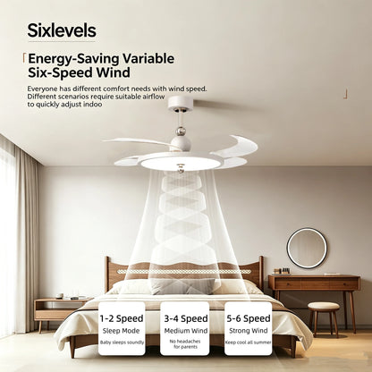 IRIS - Ventilateur rétractable discret ultra-plat