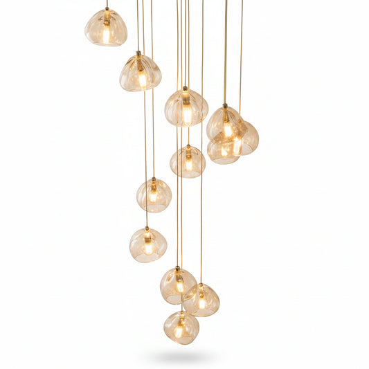 Lustre cristal salon 2 - vue 1