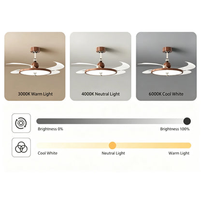 IRIS - Ventilateur rétractable discret ultra-plat