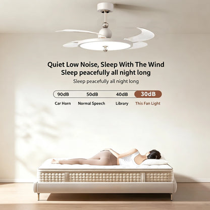 IRIS - Ventilateur rétractable discret ultra-plat