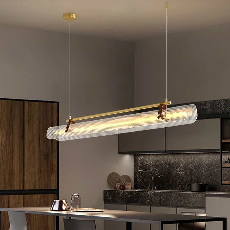 Lustre minimaliste led salle a manger - vue 5