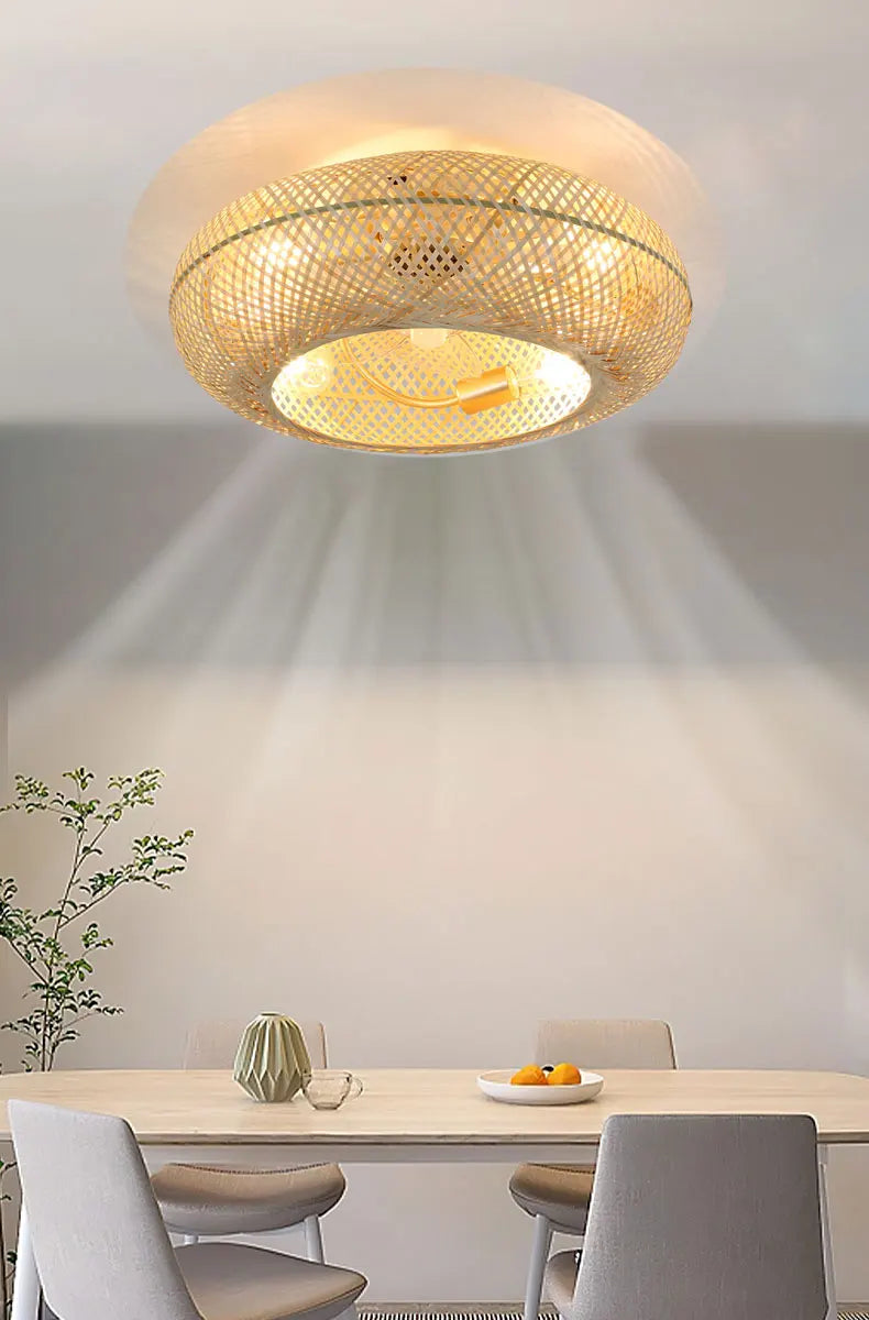 Sirocco - Ventilateur naturel en bambou design
