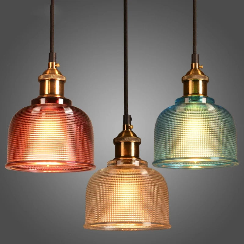 Suspension en verre coloré pour salle à manger – Arcanthe