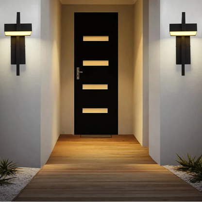Applique murale acier noir exterieur - vue 4