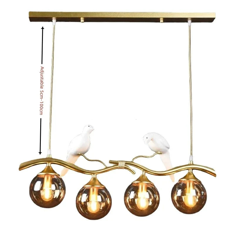 Lustre bambou led - vue 5