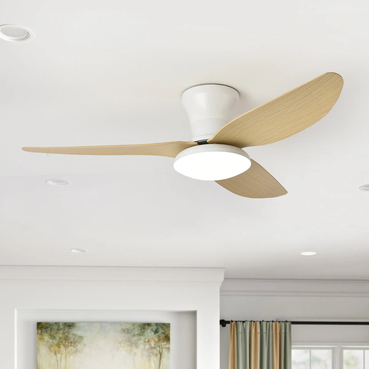 Arthur - Ventilateur connecté LED avec télécommande