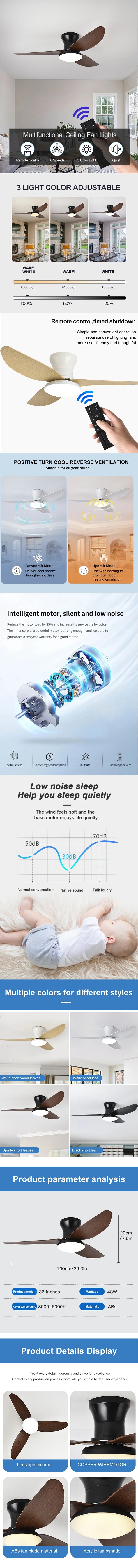 Arthur - Ventilateur connecté LED avec télécommande