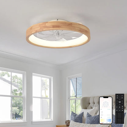 Solstice - Plafonnier ventilateur LED dimmable