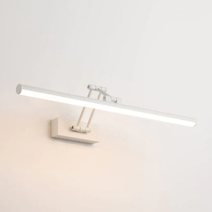 Applique murale linéaire Dimoree blanche réglable en métal avec éclairage LED moderne pour intérieur