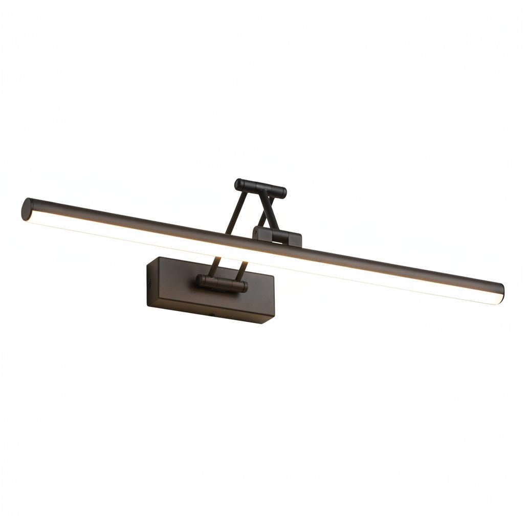 Applique murale linéaire Dimoree noire réglable avec éclairage LED moderne pour intérieur