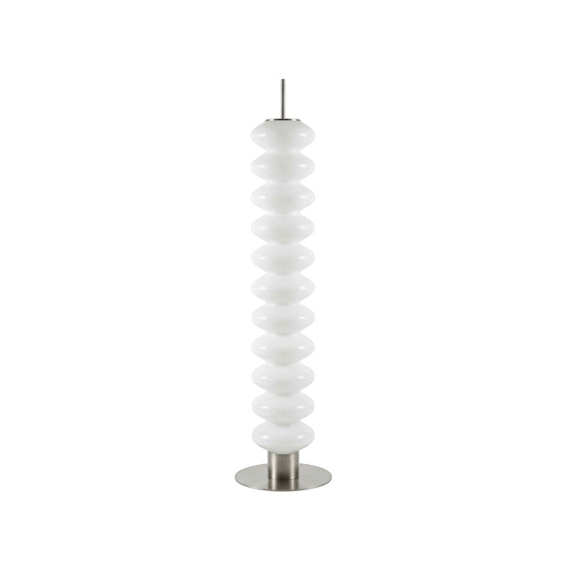 Dimoree Lampadaire blanc en acrylique avec variateur, design contemporain, 160 cm