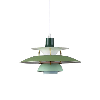 Suspension Dimoree Macaron en métal multicolore avec design superposé inspiré du style scandinave