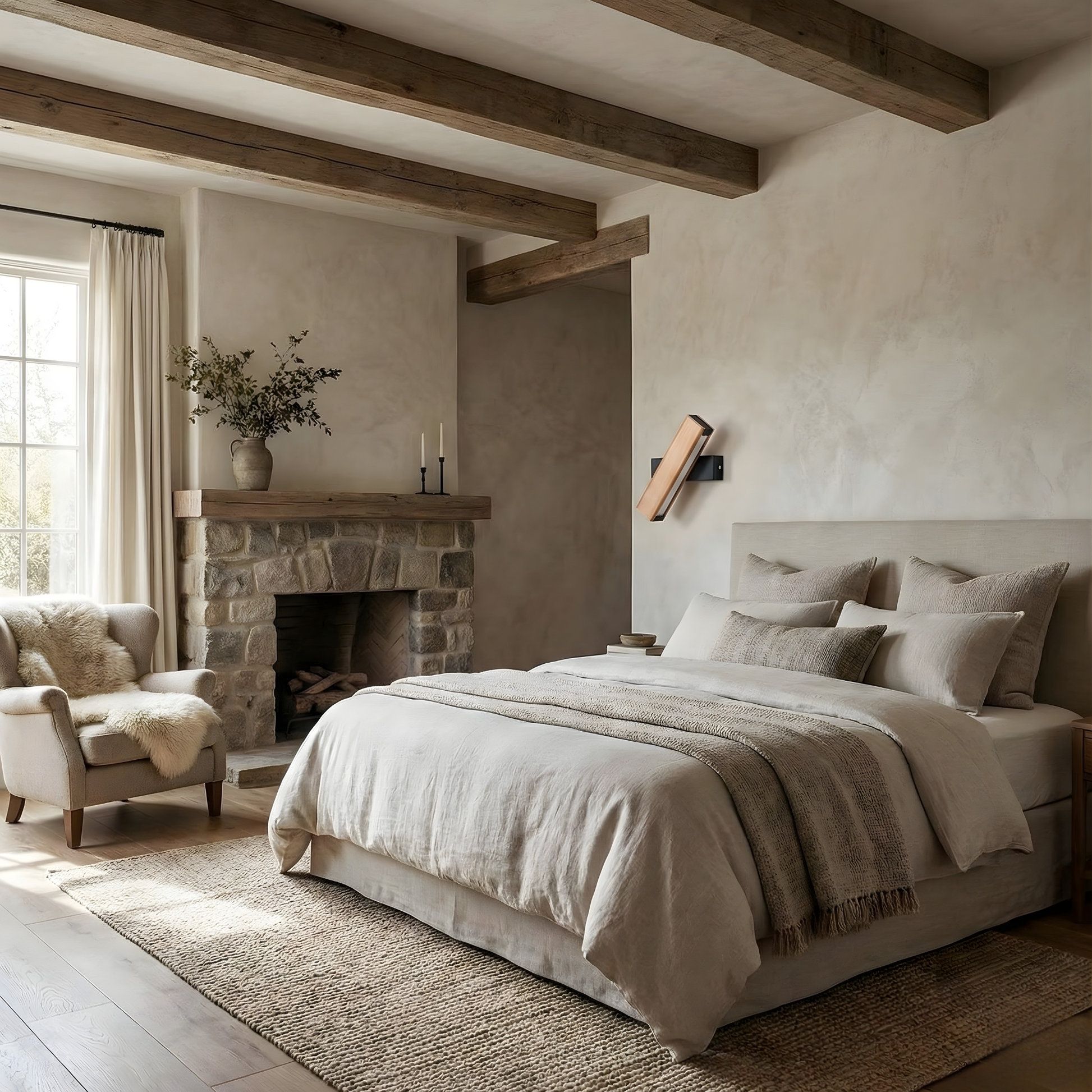 Applique murale bois chambre - vue 2