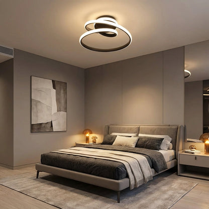 Plafonnier aluminium led salon - vue 3