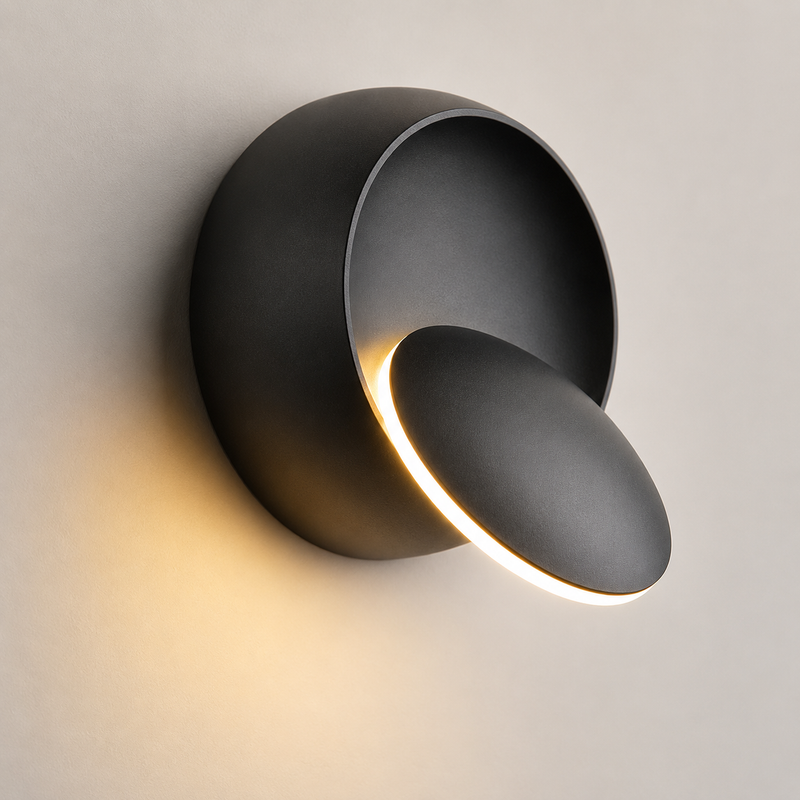 Lampe Murale Contemporaine Corps Métallique Orientable à 350° – Eclipse