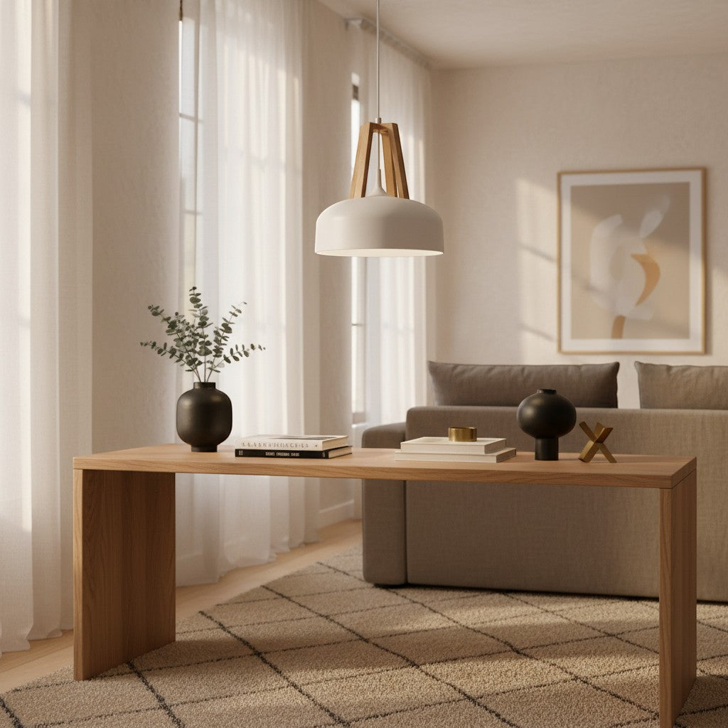 Suspension scandinave en bois