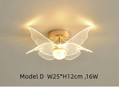 Plafonnier design contemporain doré