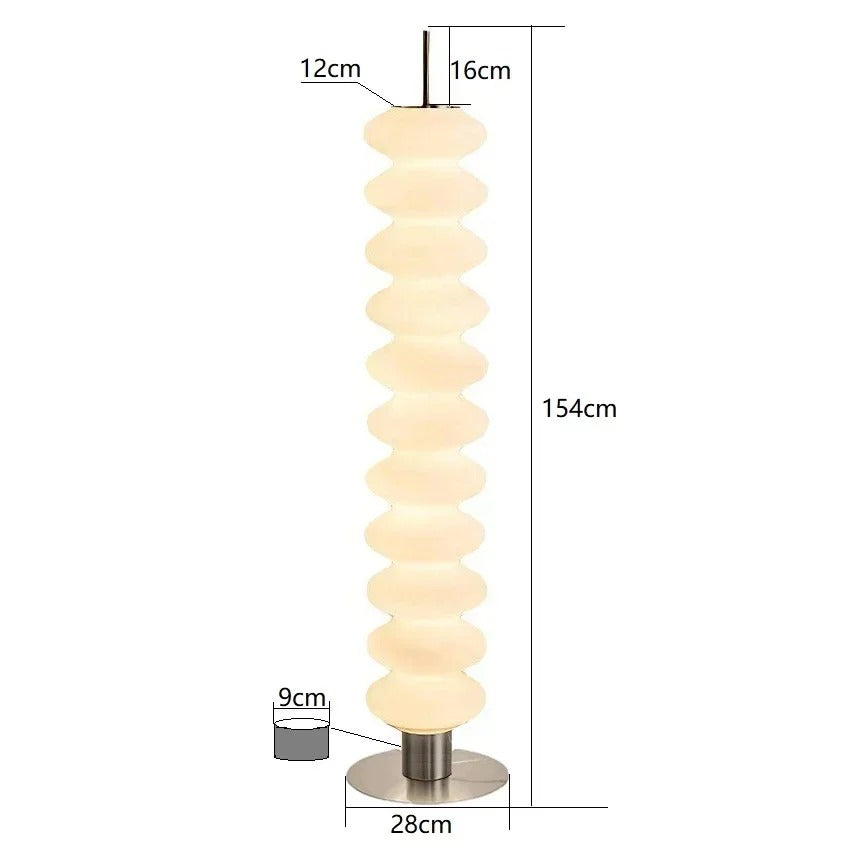 Lampadaire design en acrylique