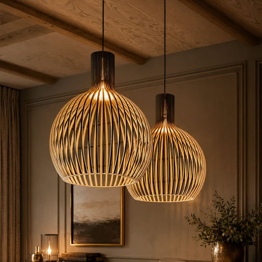 Suspension en bois scandinave |  Balinaise